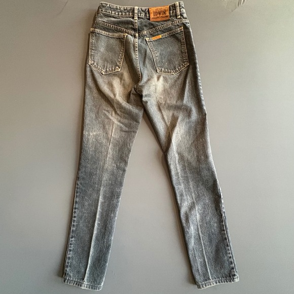 Vintage EDWIN London Slim Jeans | Size 29 x 34 | Dark Blue Japanese‎ Denim - Picture 4 of 7